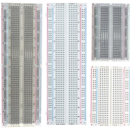 SYB- 400 Points Breadboard 830 points Breadboard MB-102 Solderless PCB test Board 400 Hole Breadboard MB102 Test Develop DIY
