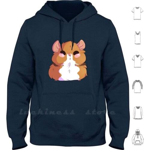 Hamster Everything Hoodie Long Sleeve Hamster Hammy Rodent Cute Kawaii Adorable Animal