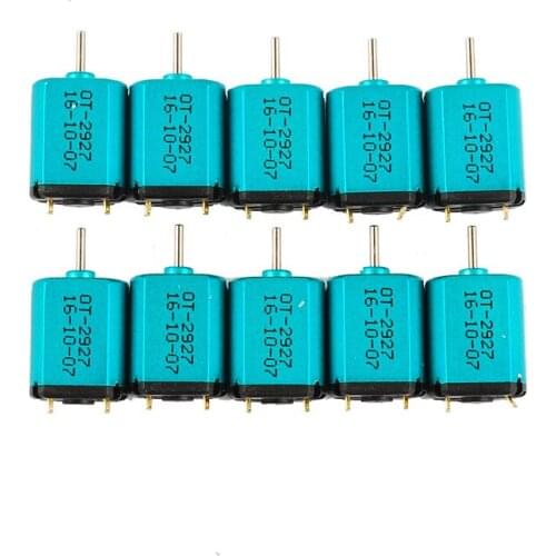 10PCS BLUE 030 carbon brush 2.4V motor high speed noise, low torque