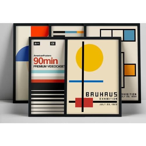 Bauhaus Staircase Poster, Weimar 1923, Bauhaus Exhibition Print, Herbert Bayer Poster, Bauhaus Print, Waln, Warhol Art Print
