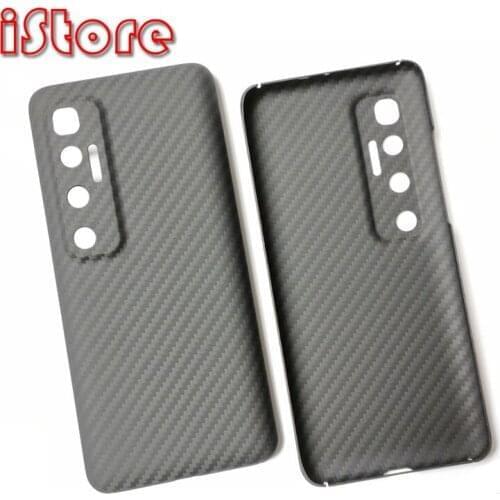 CF Skin Carbon Fiber Case for Xiaomi MI 10 Ultra case Thin and Light Attributes Aramid Fiber Material Phone Case
