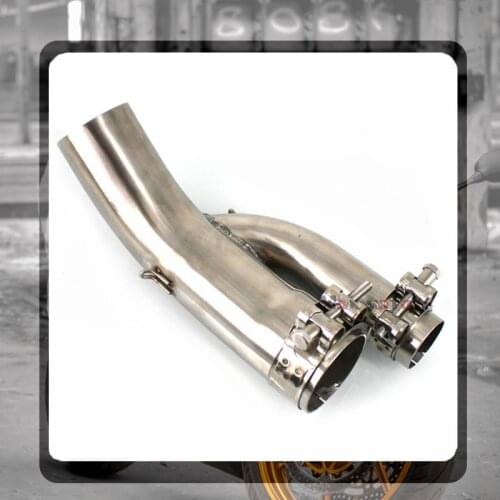 For BMW S1000RR S1000R S1000XR S1000 RR R XR 2017 2018 Motorcycle Exhaust Pipe Muffler Exhaust Middle Parts Mid System Tube