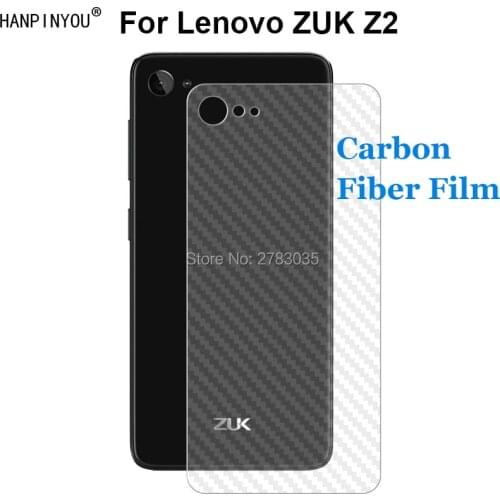 For Lenovo ZUK Z2 5.0" Durable 3D Anti-fingerprint Transparent Carbon Fiber Back Skin Film Sticker Screen Protector Guard