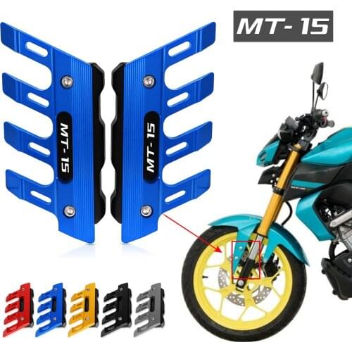 FOR YAMAHA MT15 MT-15 2003 2008 2009-2021 Motorcycle CNC Aluminum mudguard side protection block front fender anti-fall slider