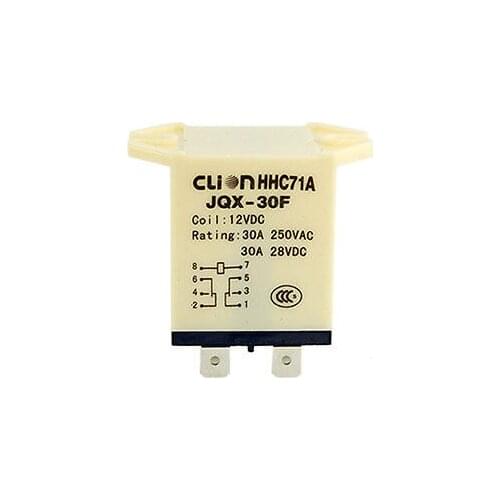JQX-30F 2Z Plug In Type DC 12V 30A DPDT General Power Relay 8 Pin Free Shipping