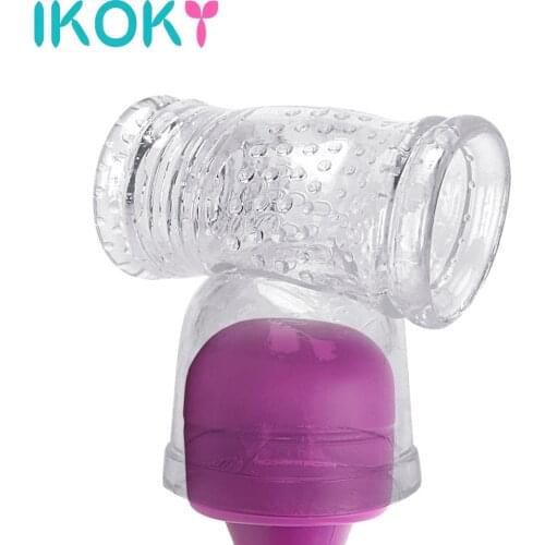 IKOKY Ultimate Pleasure Nozzles Of Massager Penis Massager Sex Toys for Men Sex Products Chastity Masturbator Toy