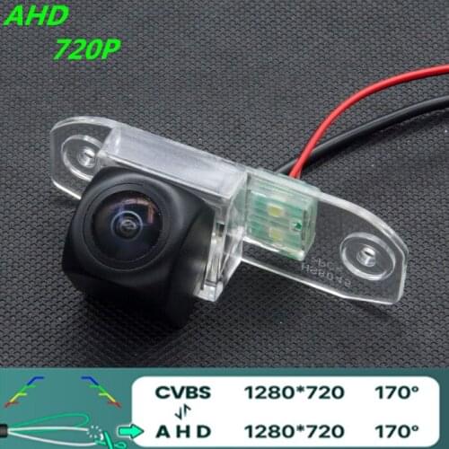 AHD 720P/1080P Fisheye Car Rear View Camera For Volvo S40 2006 - 2012 S60 S80 XC90 2007 - 2013 XC60 V60 2013 Vehicle Carmera