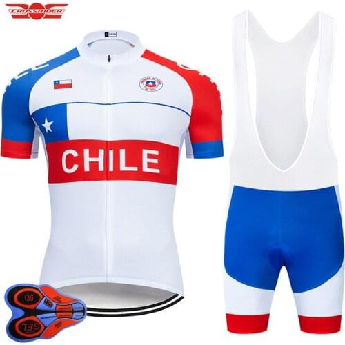 Crossrider 2021 CHILE Cycling Set MTB Bike Clothing Breathable Ropa Ciclismo Bicycle Clothes Wear Mens Short Maillot Culotte
