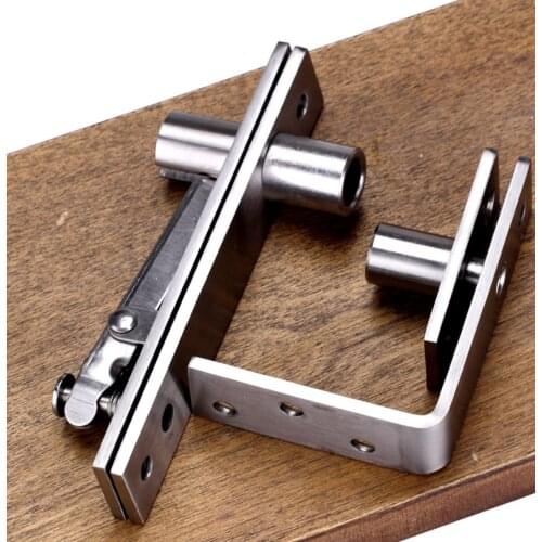 Hot sell up and down the shaft stainless steel door hinge pivot hinge 130mmx25mm 360 degree