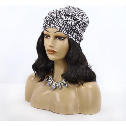 Louise Headbands for Wigs with Headbands Attached Synthetic Waterwave Wig Body Wave Headband Wig Water Wave Black Wigs