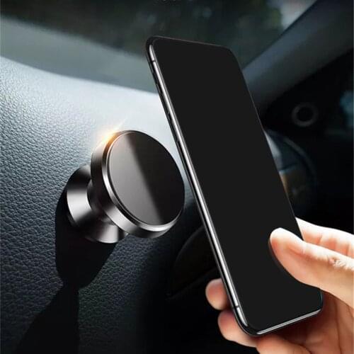 Magnetic Phone Car Mount Universal Car Phone Holder 360° Adjustable Magnet Cell Phone Mount Compatible with Most Mobile