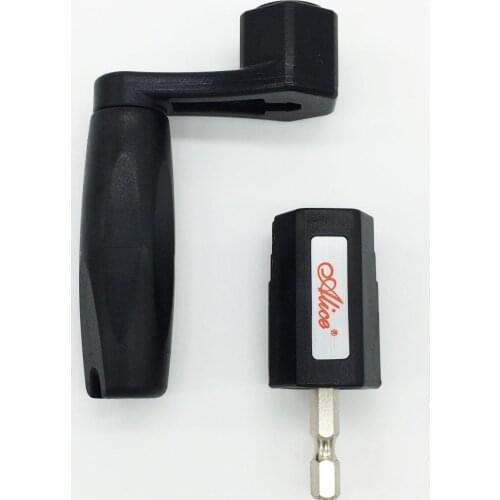 Alice Multifunctional Guitar String Winder Bridge Pin Puller Remover Electric Drill Automatic Hexagonal Bit Luthier Tool