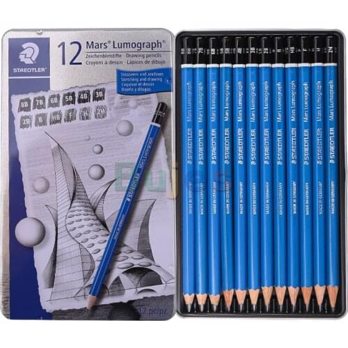 German original STAEDTLER Sketch pencil suit.Suitable for beginners of painting Art supplies.Professional suit / sketch portable
