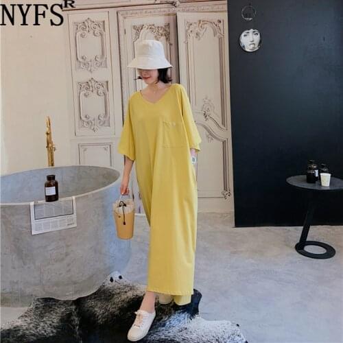 Летние платья на пуговицах NYFS China At AliExpress