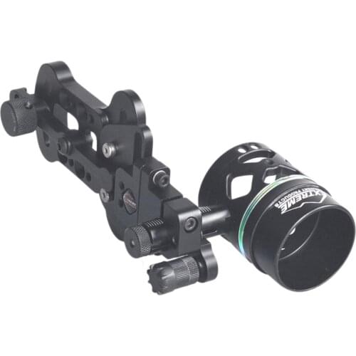 Single Pin Bow Sight Shooting 1-Pin Compound Bow Sight Right Hand Black