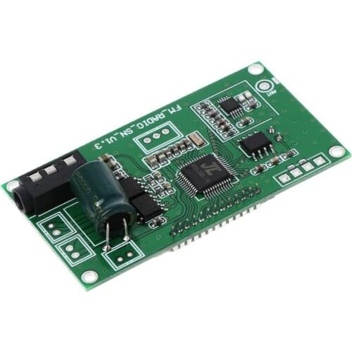 PLL LCD Digital FM Radio Receiver Module 87-108MHZ Wireless Microphone Stereo