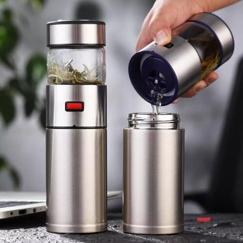 RUIDA 570ML Stainless Steel Portable outdoor Thermos Bottle Thermocup Tea Thermal Mug With Tea Insufer Vaccum Flasks For Office
