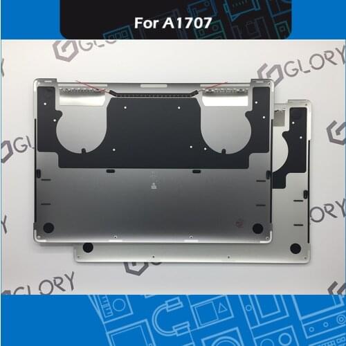 Grey Silver A1707 Bottom Case Battery Cover For Macbook Pro Retina 15 inch Bottom shell replacement 2016 2017 EMC 3072 3162