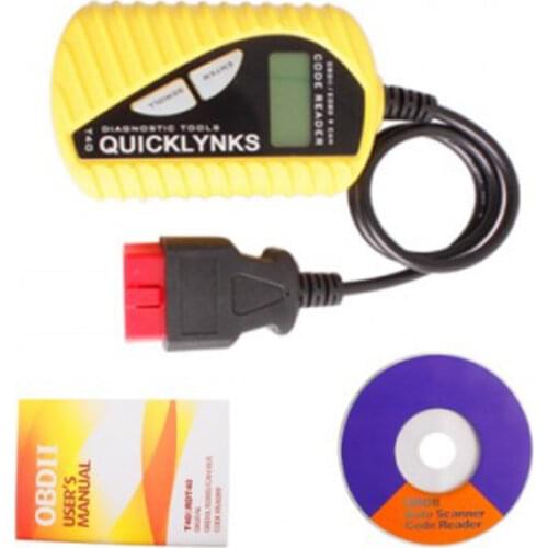 T40 Scanner QUICKLYNKS Multi-language CAN OBDII Scanner T40 Code Reader Auto Diagnostic Tool OBD2 EOBD JOBD One Year Warranty