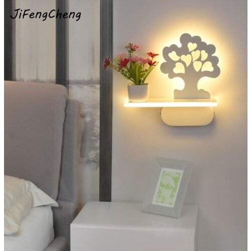 Modern Minimalist Bedside Lamp Bedroom Wall Lamp Luminaria 220V Personalized Acrylic Corridor Stairs Indoor Lighting Fixtures