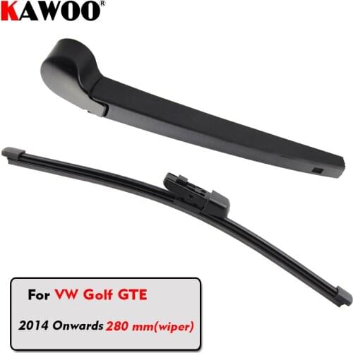 KAWOO Car Rear Wiper Blade Blades Back Window Wipers Arm For Volkswagen Golf GTE Hatchback (2014 Onwards) 280mm Car Accessories