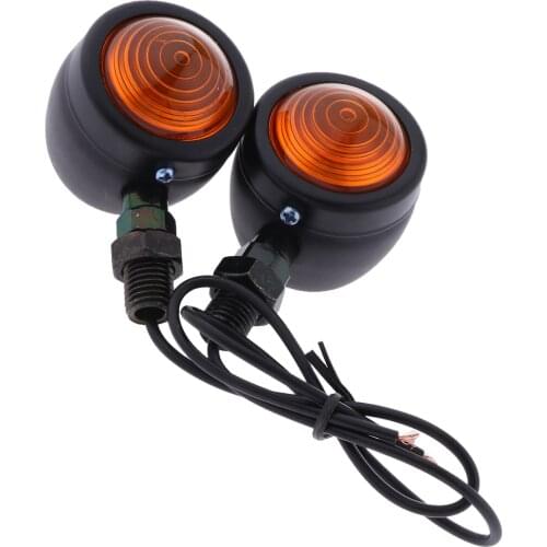 12V Motorcycle Turn Signal Light Universal For Harley Suzuki Yamaha KTM Honda Cafe Racer Light Amber Flasher Moto Accessories