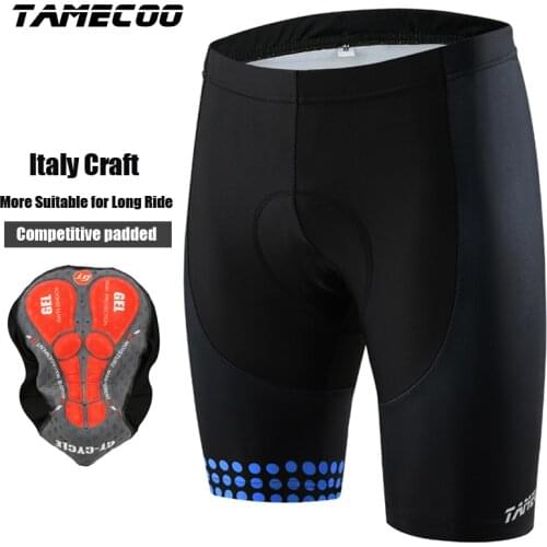 Tamecoo Coolmax 5D Gel Pad Cycling Shorts Culotte Ciclismo Classic Shockproof MTB Bicycle Shorts Road Bike Tights Ropa Ciclismo