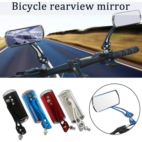 Bicycle Handlebar Reflector Rear View Mirror Mountain Bike Electrical Bike Scooter Hd Adjustable Rearview Mirror Bike Mirrors
