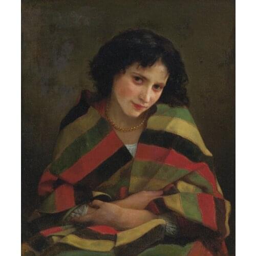 Handmade Oil painting reproduction Frileuse by William Bouguereau