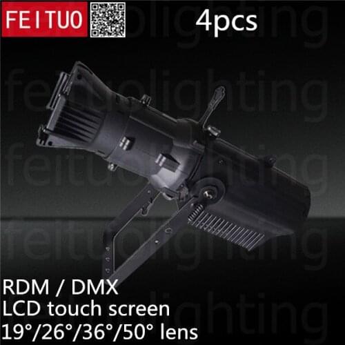 10/lot 180W/200W/300W led aluminum profile spot CW,WW, stage ellipsoidals studio lighting equipment for Theater