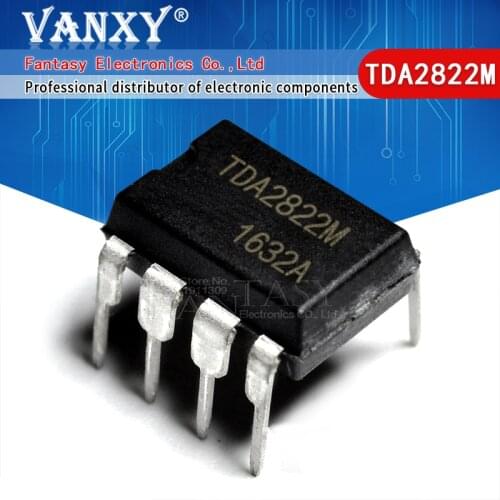 10PCS TDA2822M DIP8 TDA2822 DIP 2822M DIP-8 new and original IC