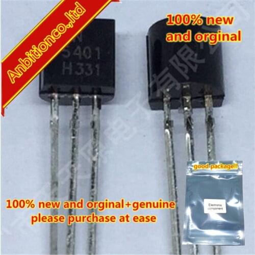 20pcs 100% new and orginal 2N5401H TO92 in stock