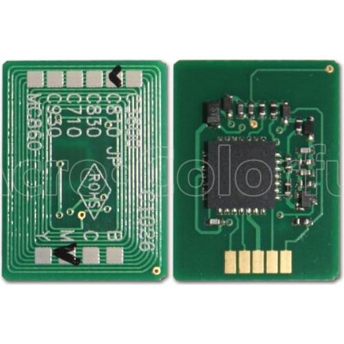 44059136 44059135 44059134 44059133 Toner chip for OKI C810 C830 EU Asia laser printer copier cartridge refill