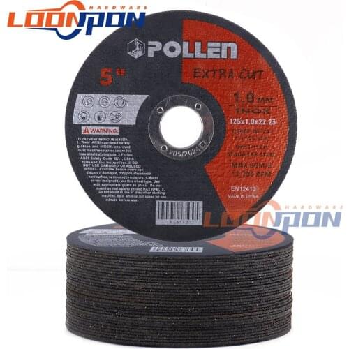 5 Inch Metal Stainless Steel Cutting Discs Thickness 1mm Cut Off Wheels Flap Sanding Grinding Discs Angle Grinder Wheel 3-50pcs