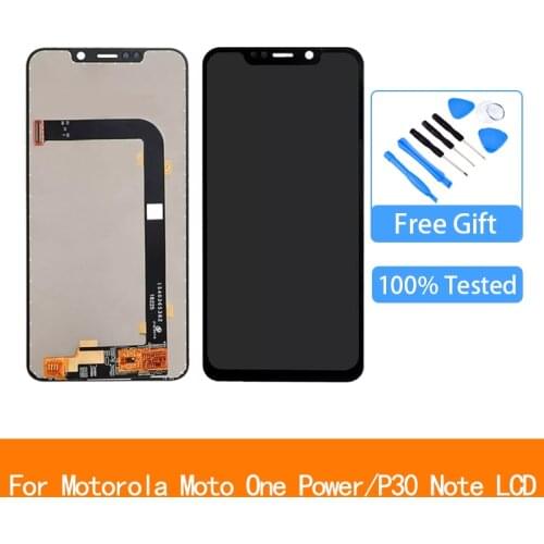 6.2 " For Motorola Moto One Power LCD XT1942-1 XT1942-2 Display Touch Screen For Motorola One Power P30 Note Original