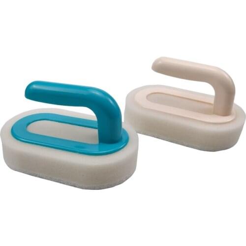 Bath Cleaning Sponge Brush Bathroom Products Accessories Tile Washing New Useful Household Goods Utensils Domestic Utilities