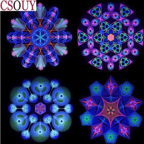 Mandala 5D DIY Diamond Painting Cross Stitch Circle Universe Meditation Diamond Mosaic Full Square Drill Diamond Embroider Decor