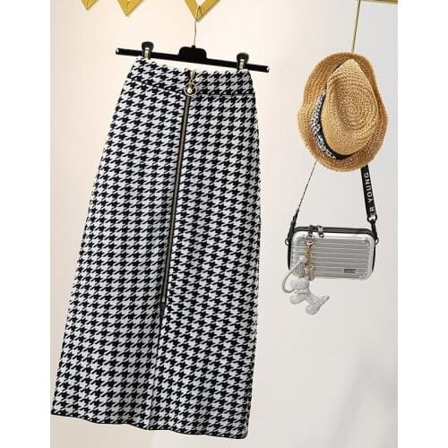 BELLYQUEEN Plaid Pencil Skirts
