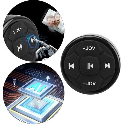 Wireless Bluetooth Media Button Stereo Audio Wireless Music Controller Remote Control Kit for iPhone or Android