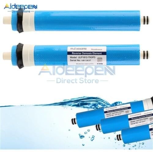 1812-75 GPD Home Kitchen Reverse Osmosis RO Membrane Replacement Water System Filter Water Filtration Purifier Drink Treatment