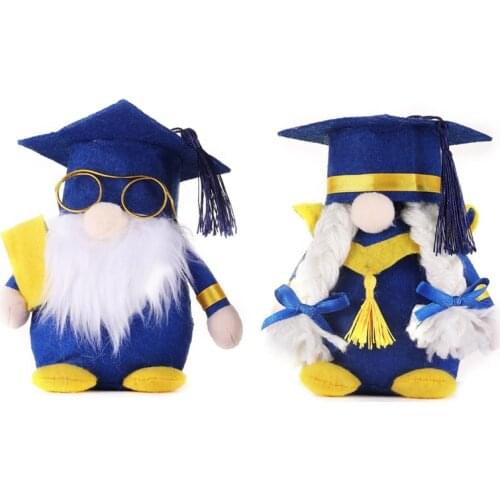 Graduation Gnomes Plush Grad Swedish Tomte Nisse Plush Gnome for Graduation Decorations Graduation Ceremony Table Decor