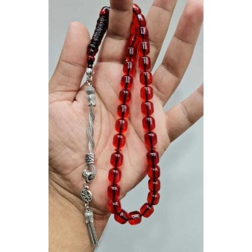 Islamic Tasbih Muslim Rosary Beads 33 Prayer Rosary For Men Bracelet For Men Accessory amber oltu amber stone Handmade Turkey