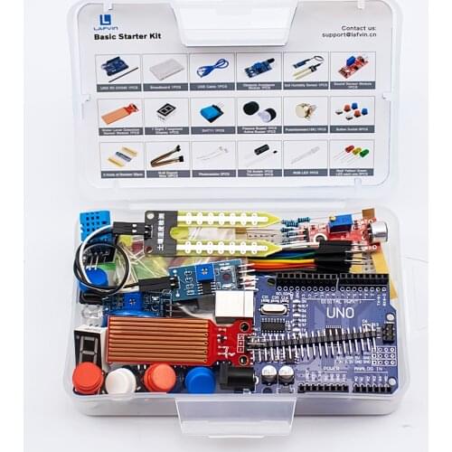 LAFVIN Basic Starter Kit for Arduino Uno R3 DIY Kit + Retail Box
