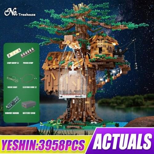 Mould King 16033 The Creative Treehouse Modular MOC Bricks Model Building Blocks Idea Tree House Toy for Boys and Girls