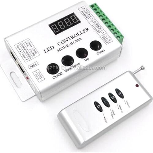 Full color controller with remote CE LED pixel wireless controller