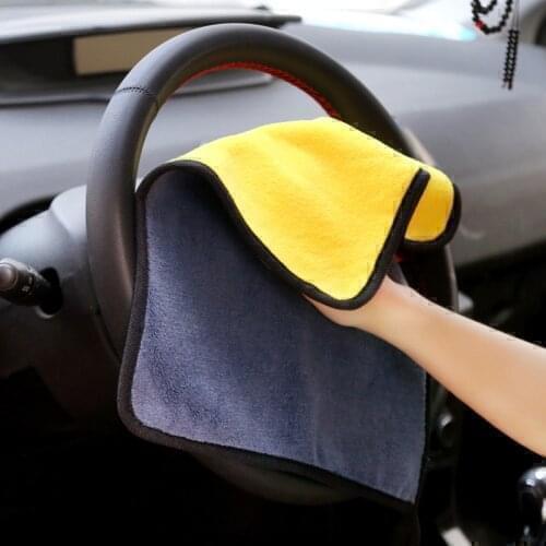 Car Wash Microfiber Towel Car Care Cloth WASH POLISHING FOR Renault Megane 2 Mitsubishi Suzuki Jeep Wrangler Peugeot 307