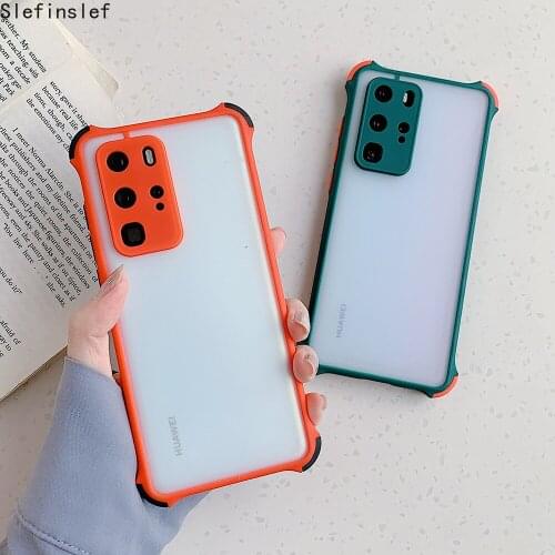 Shockproof Clear Phone Case For Samsung A21S A51 S20 FE S21 S10 S9 Plus Note 20 10 Pro Soft Camera Protection Back Cover