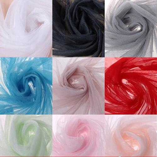 Encryption mosquito net soft mesh gauze material handmade DIY clothing pengpeng skirt curtain curtain bed curtain fabric