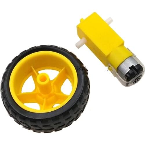 TT Motor Smart Car robot gear motor wheels wholesale for Arduino Motor Smart Robot Car