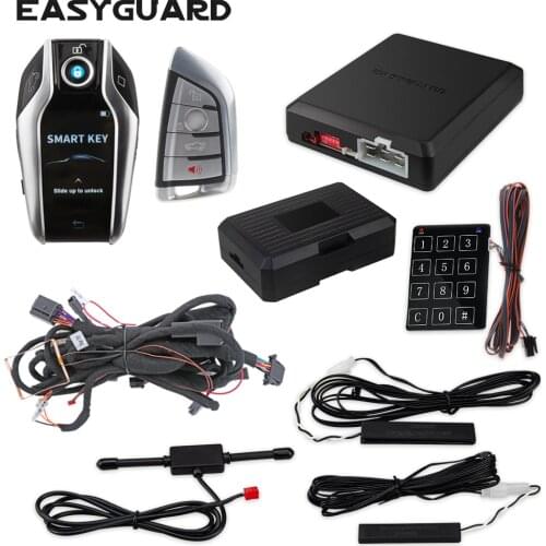 2 Way Liquid Crystal Remote CANBUS LCD Display Rechargeable Key Plug and Play Car Alarm Fits for BMW E46 F10 E71 E72 F30 F31